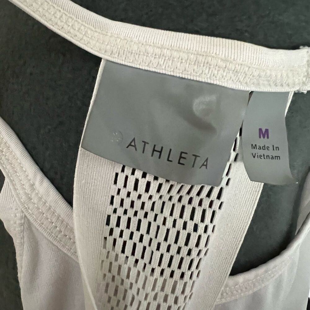 ATHLETA HEATHER GRAY RACER BACK TOP SIZE M‎ - Picture 4 of 4